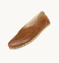 Women's Barefoot Leather Flat — Russet Antique