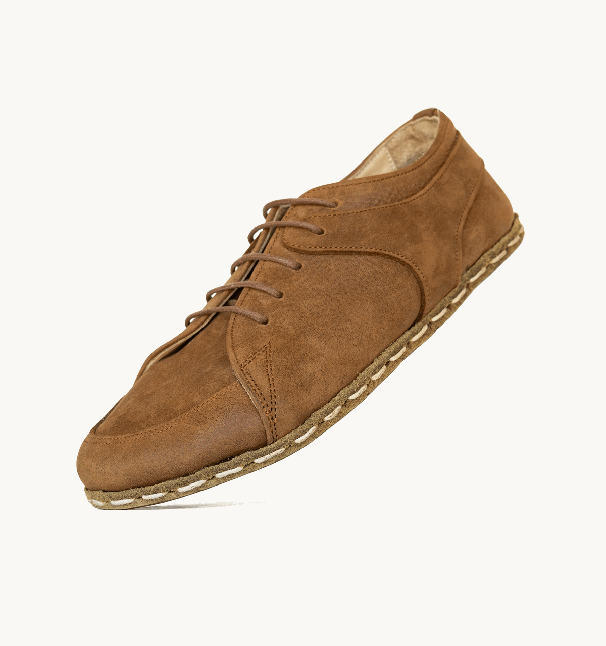 Women's Barefoot Leather Sneaker — Hickory