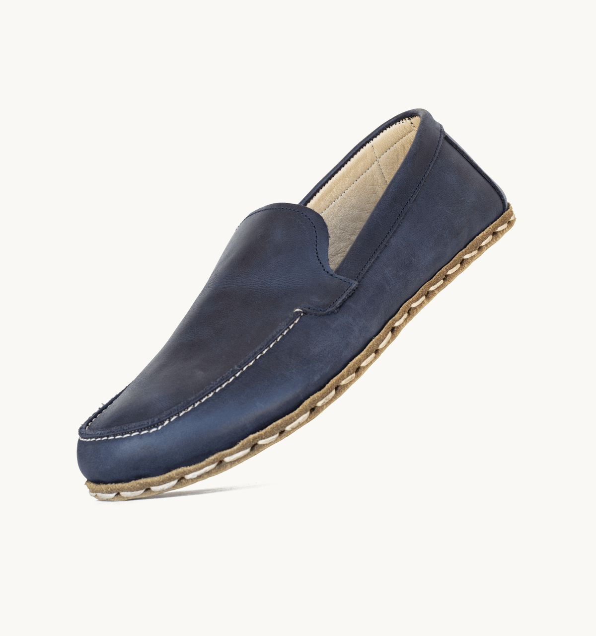 Women's Barefoot Leather Moccasin — Ocean