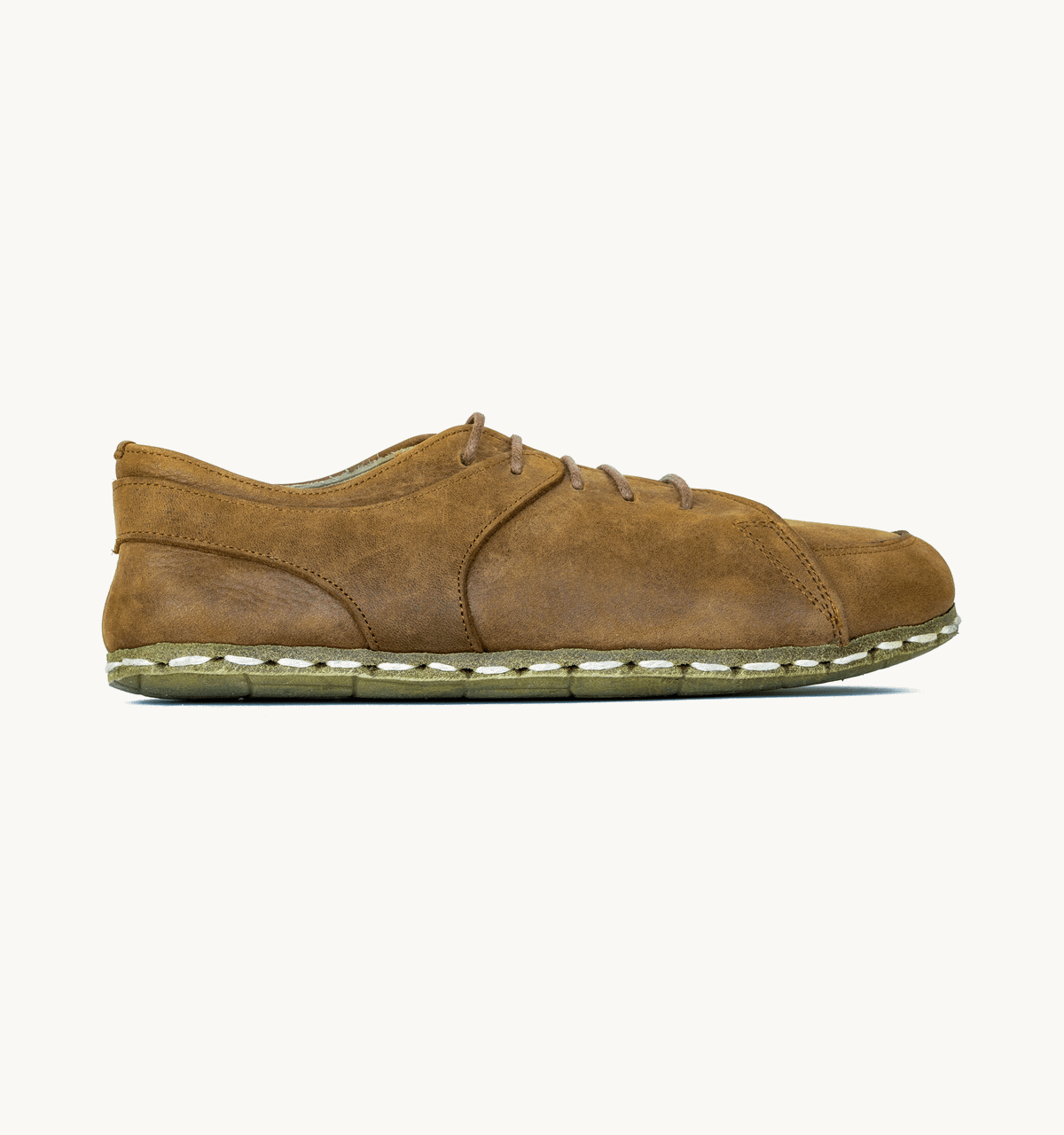 Women's Barefoot Leather Sneaker — Hickory