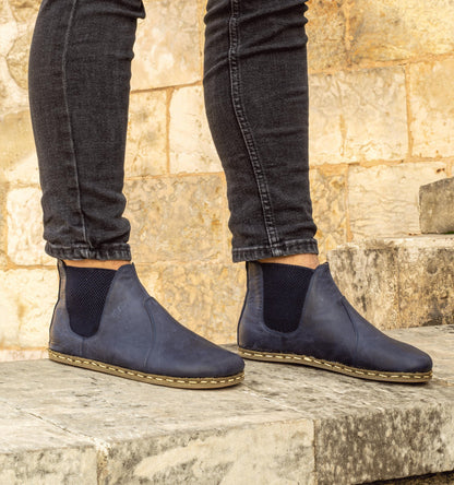 Men's Barefoot Leather Chelsea Boot — Ocean Crazy