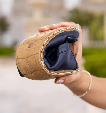 Women's Barefoot Leather Moccasin — Ocean