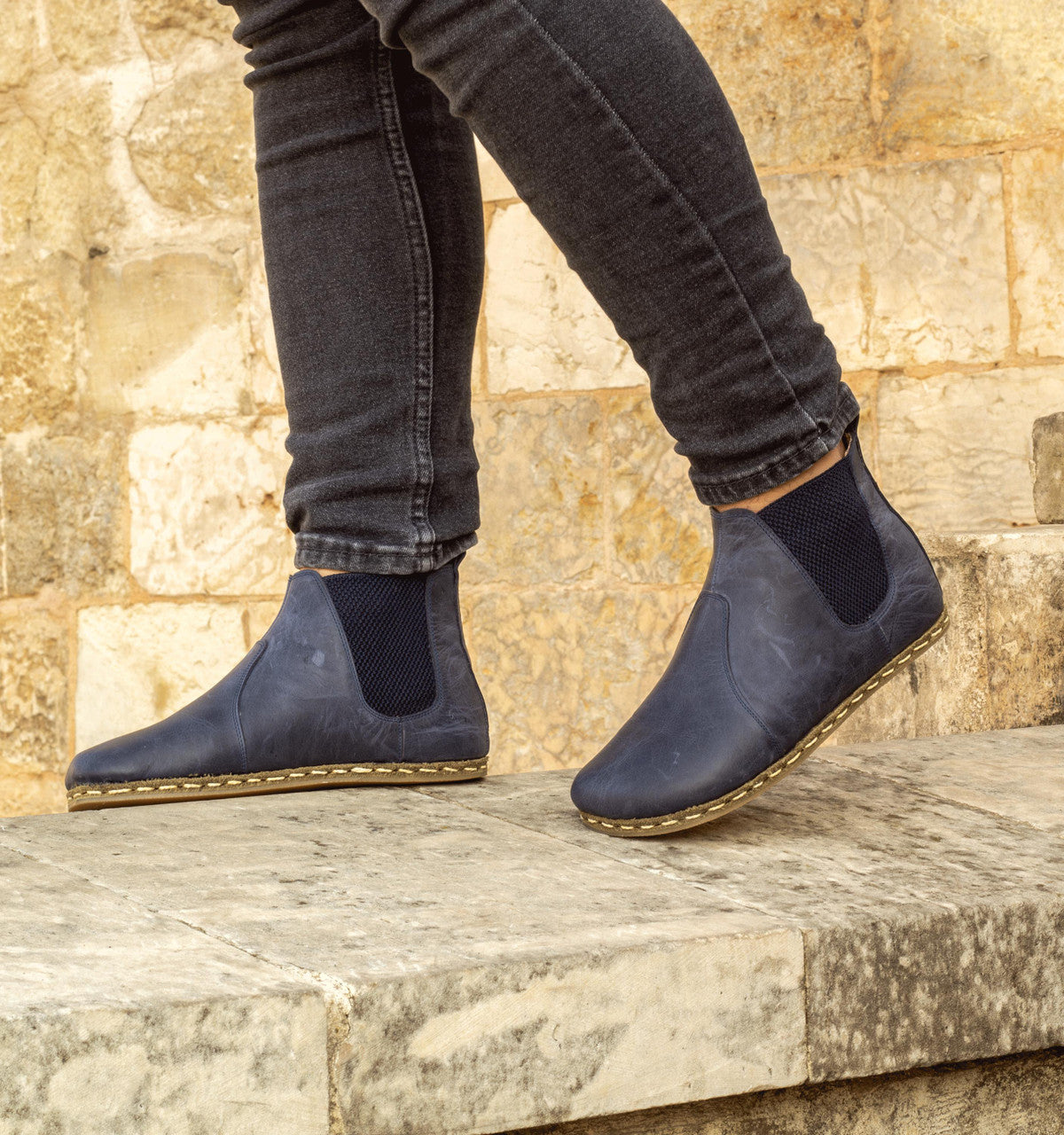 Men's Barefoot Leather Chelsea Boot — Ocean Crazy