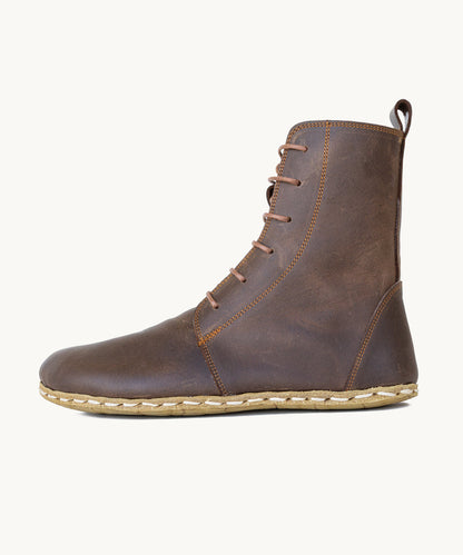 Men's Barefoot Leather Tall Boot — Earth Crazy