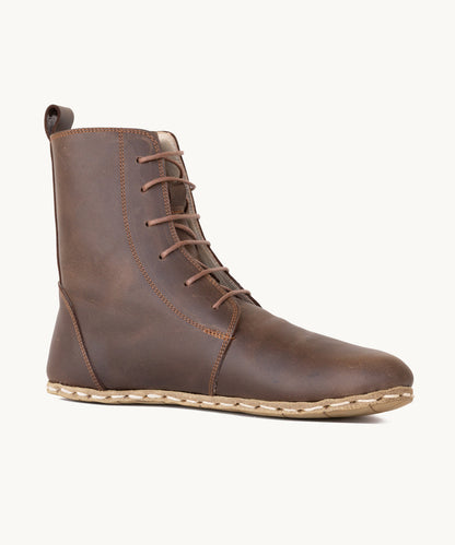 Men's Barefoot Leather Tall Boot — Earth Crazy
